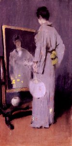 Facendo la toilette da William Merritt Chase